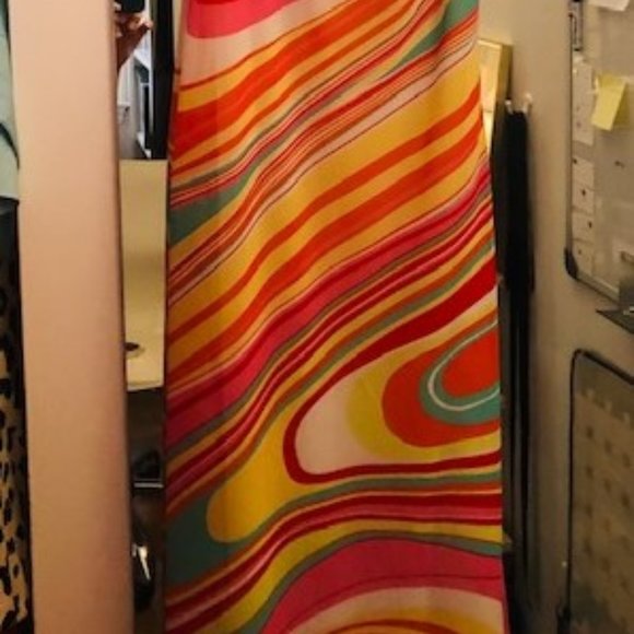 Fun  Multi colored summer dress Size 6 - Picture 5 of 7